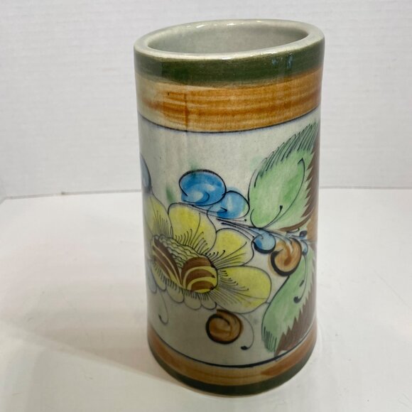 Vintage Hand Painted Mexican Mug Signed and Numbered - Picture 6 of 10